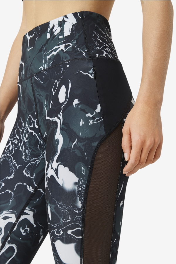 Forza Contrast 7-8 Leggings Fila Black Marble