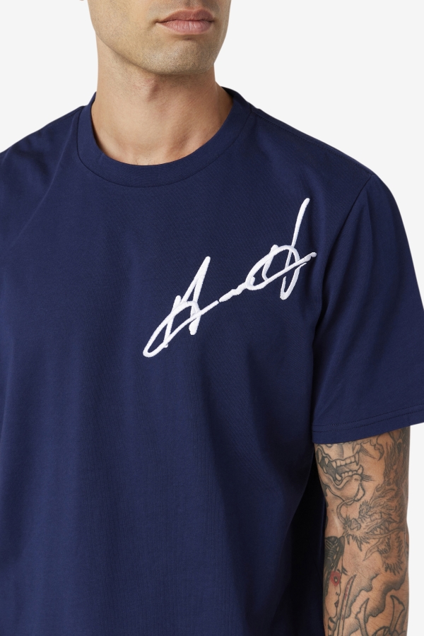Fila Navy Grant Hill Cormac Tee