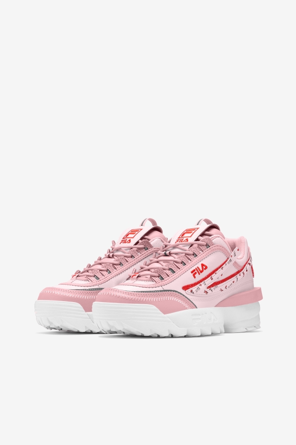 Fila Coral Blush-Pink-White Women\'s Disruptor 2 Exp