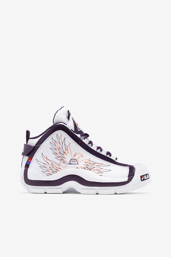 White-Purple Pennant-Orange Fila Women's Grant Hill 2 History