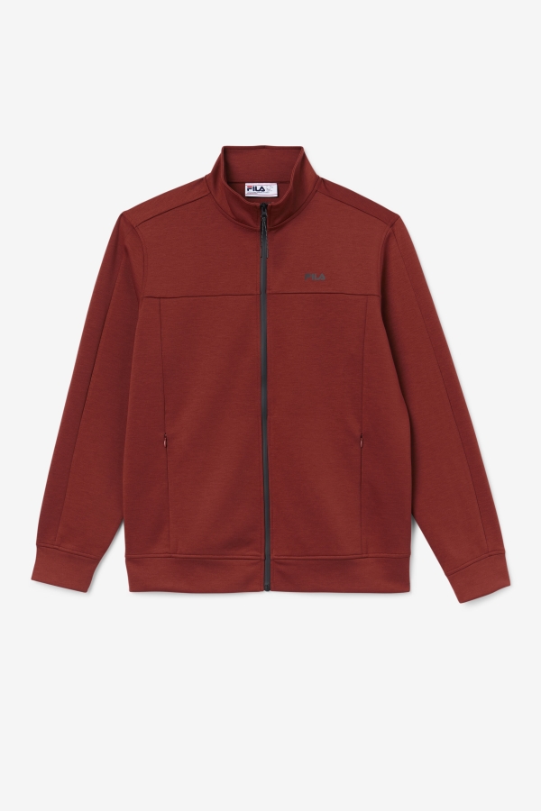 Gonal Zip Jacket Russet Brown-Black Fila