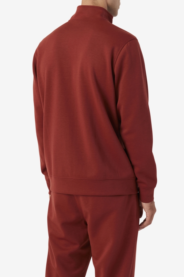 Gonal Zip Jacket Russet Brown-Black Fila