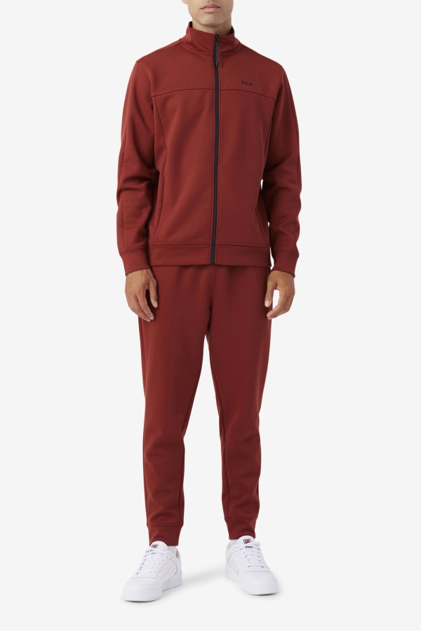 Gonal Zip Jacket Russet Brown-Black Fila