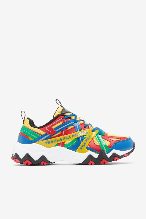 Fila Lemon-Red-Imperial Blue Men's Electromont