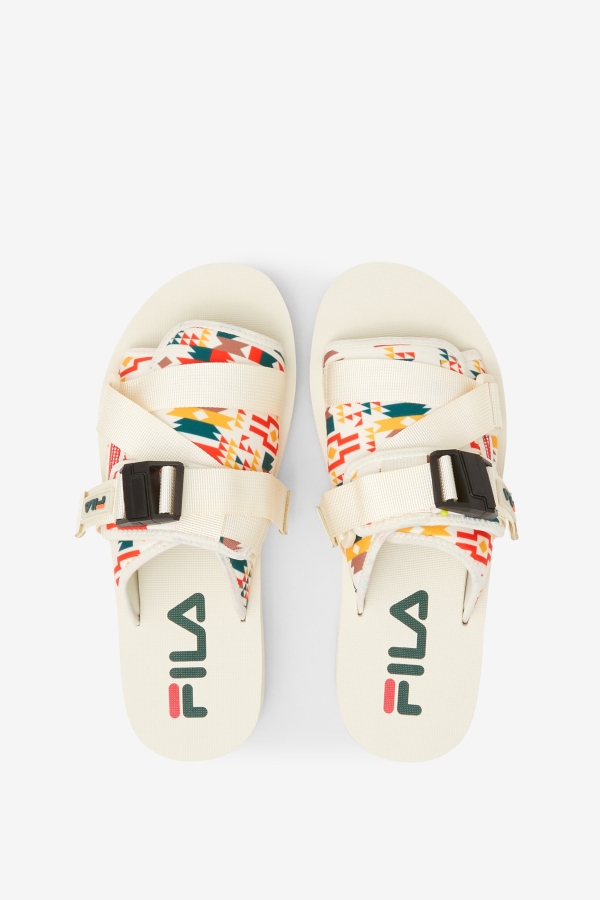 Fila Men\'s Sol-Slide V2 Gardenia-June Bug-Adobe