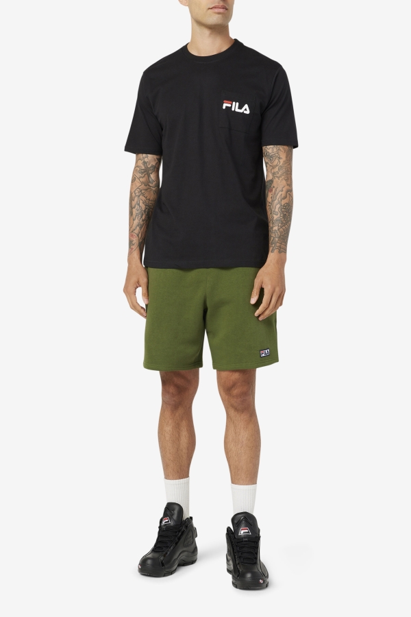 Fila Curtis Pocket Tee Black-White-June Bug