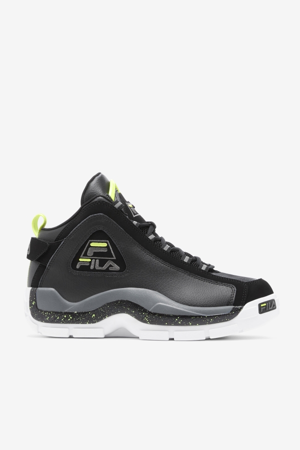 Fila Black-Sunny Lime-Castlerock Men's Grant Hill 2