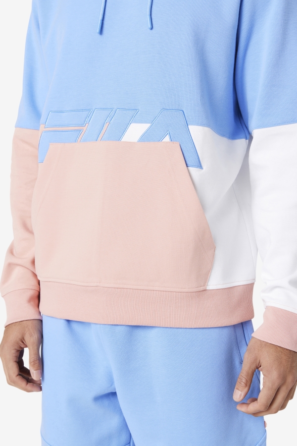 Fila Blue-Coral Cloud-Stone Madu Hoodie