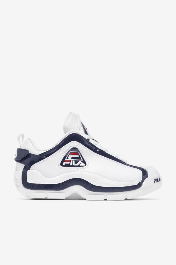 Fila White-Navy-Red Grant Hill 2 Low x 2Pac '96 Reissue