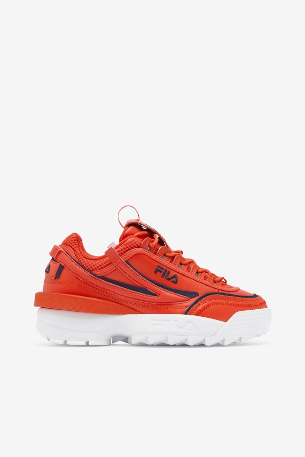 Women's Disruptor 2 Exp Fila Orange.Com-Navy-White