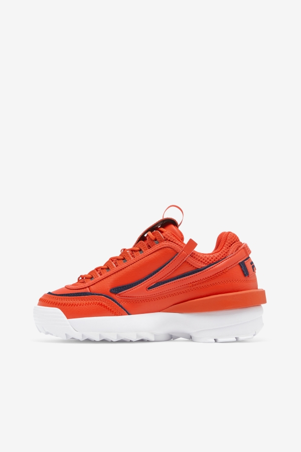 Women\'s Disruptor 2 Exp Fila Orange.Com-Navy-White
