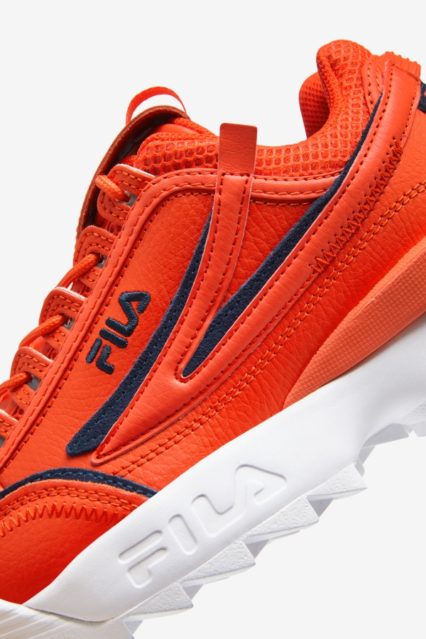 Women\'s Disruptor 2 Exp Fila Orange.Com-Navy-White