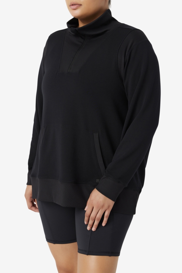 Black Fila Fi-Lux Half Zip