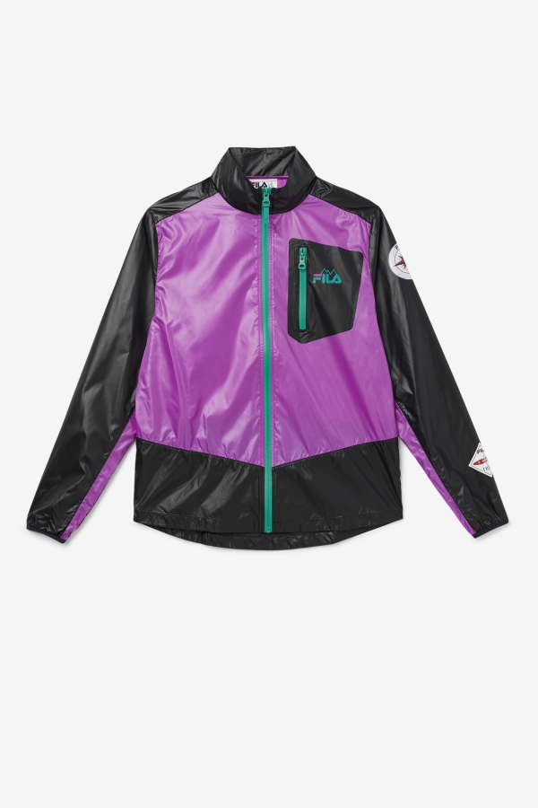 pinnacle jacket Fila Purple-Black-Green