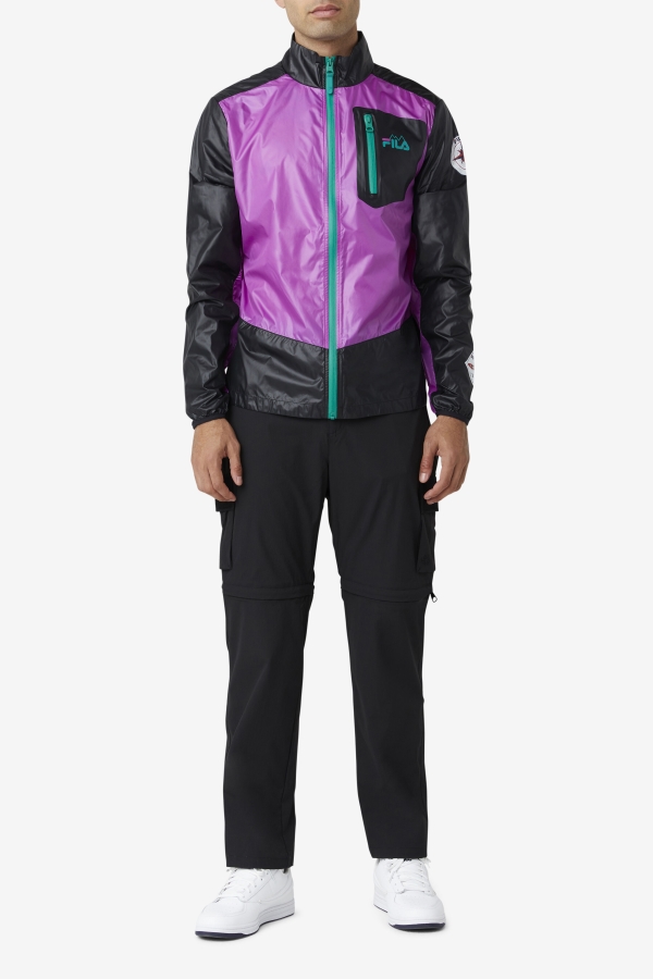 pinnacle jacket Fila Purple-Black-Green