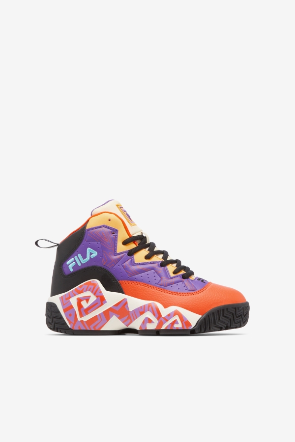 Big Kids' MB Fila Orange-Purple-Red Orange