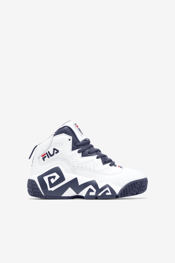 White-Navy-Red Fila Little Kids' Mb