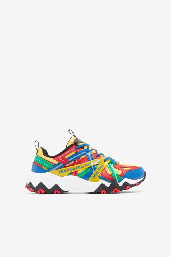 Fila Little Kids' Electromont Lemon-Red-Imperial Blue