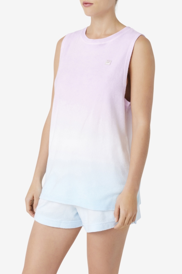 Betti Sleeveless Top Orchid-Blue-Tender Peach Fila