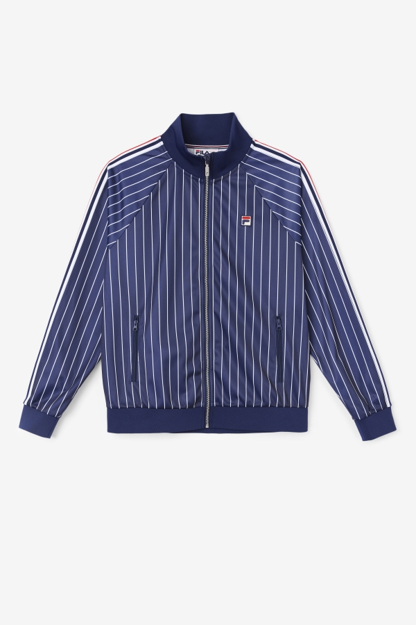 Fila Mitch Track Jacket Peacoat-White