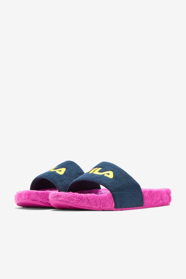 Fila Terry Drifter Slide Ocean-Purple-Yellow