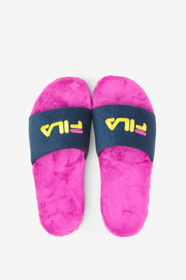Fila Terry Drifter Slide Ocean-Purple-Yellow