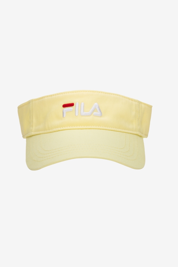 Embroidered Visor Fila Tender Yellow