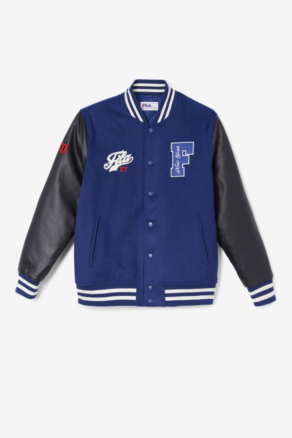 Fila Josh Varsity Jacket Blue-Black