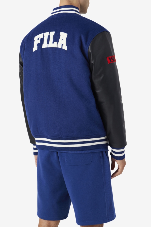 Fila Josh Varsity Jacket Blue-Black