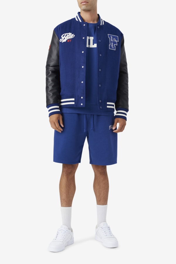 Fila Josh Varsity Jacket Blue-Black