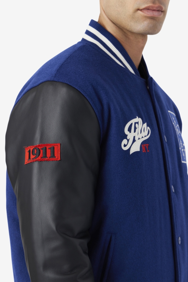Fila Josh Varsity Jacket Blue-Black