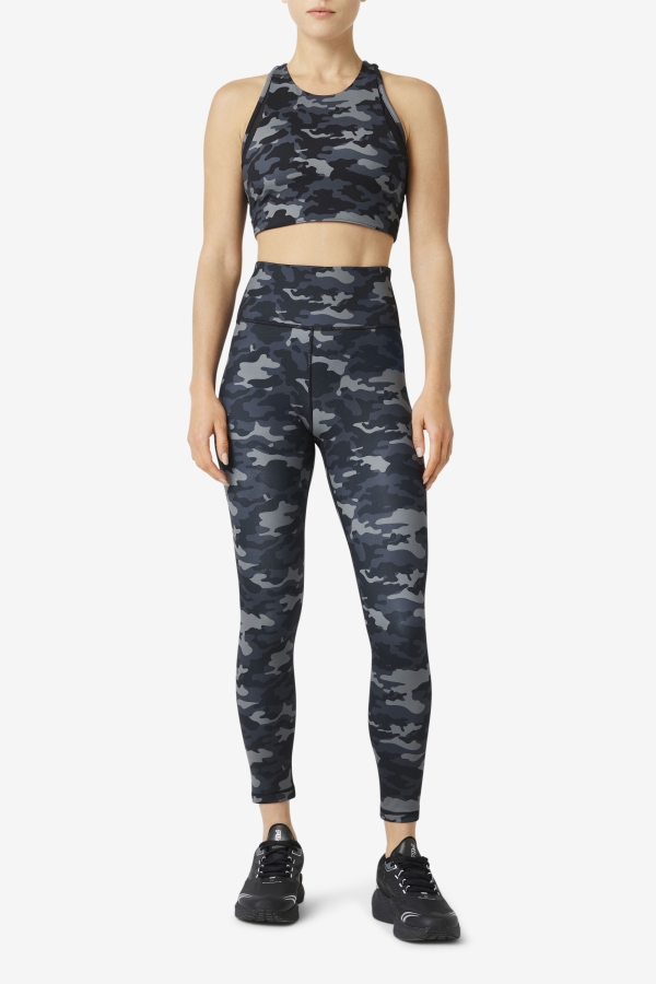 Fila Dark Camo-Black Forza Sleek 7-8 Leggings