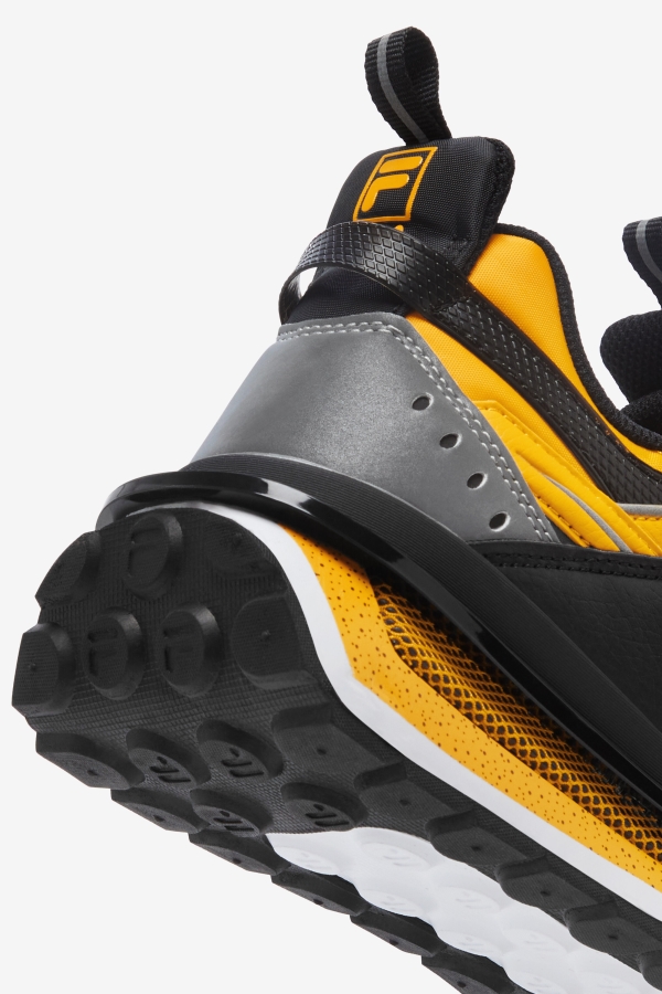 Fila Men\'s Sandenal Black-Gold-White