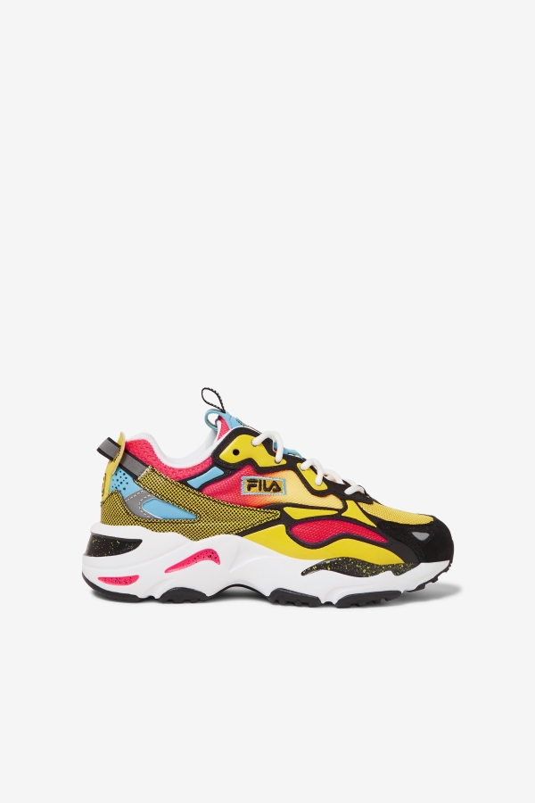 Black-Diva Pink-White Big Kids' Ray Tracer Apex Fila