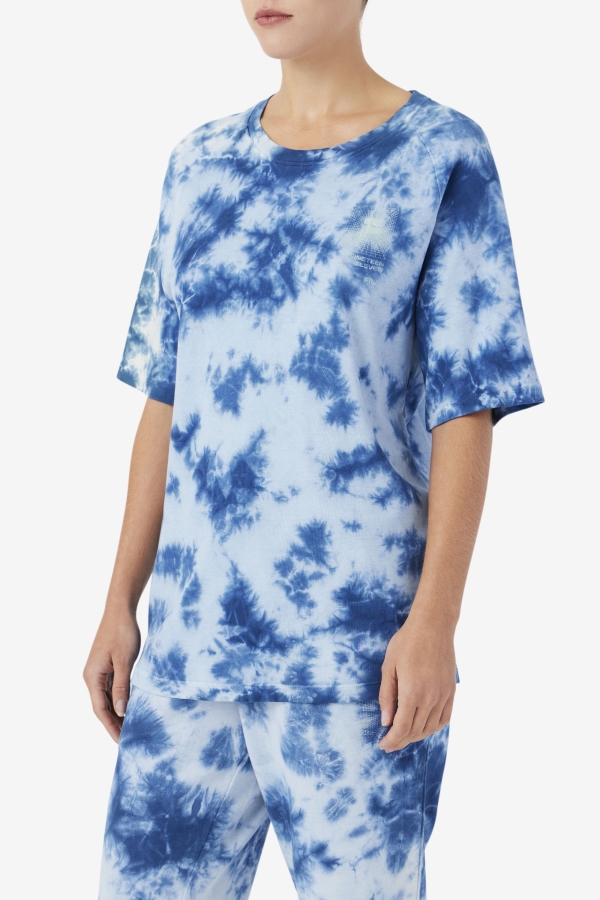 Ayan Tee Fila Majolica Blue-Stone