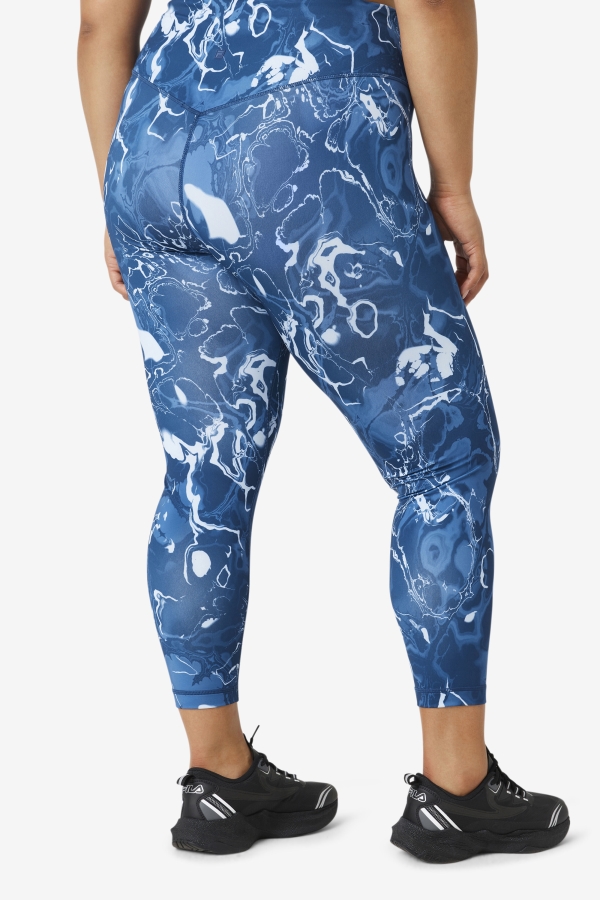 Forza Sleek 7-8 Leggings Navy Marble Fila