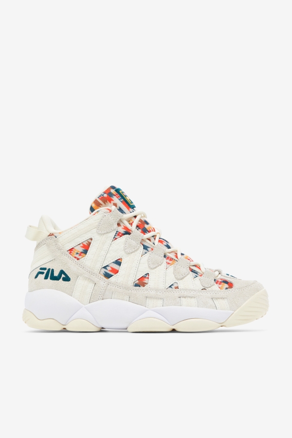 Fila Men's Stackhouse Spaghetti Gardenia-White-June Bug