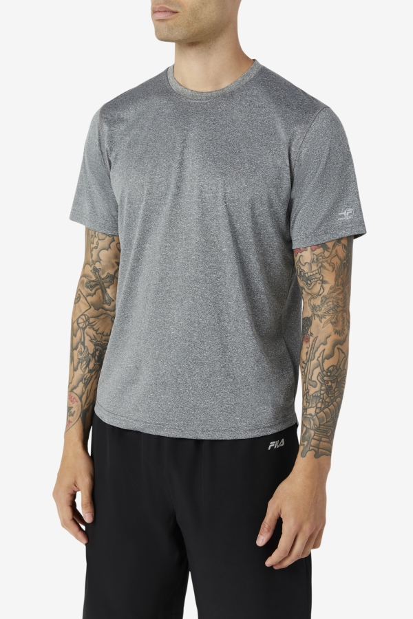 Fila Pickleball Scallop Hem Crew Heather