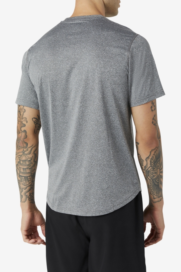 Fila Pickleball Scallop Hem Crew Heather