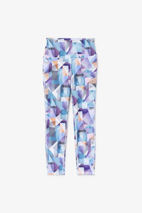 Keyla 7-8 Tight Geoprint-Blue Fila
