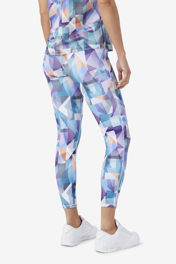 Keyla 7-8 Tight Geoprint-Blue Fila
