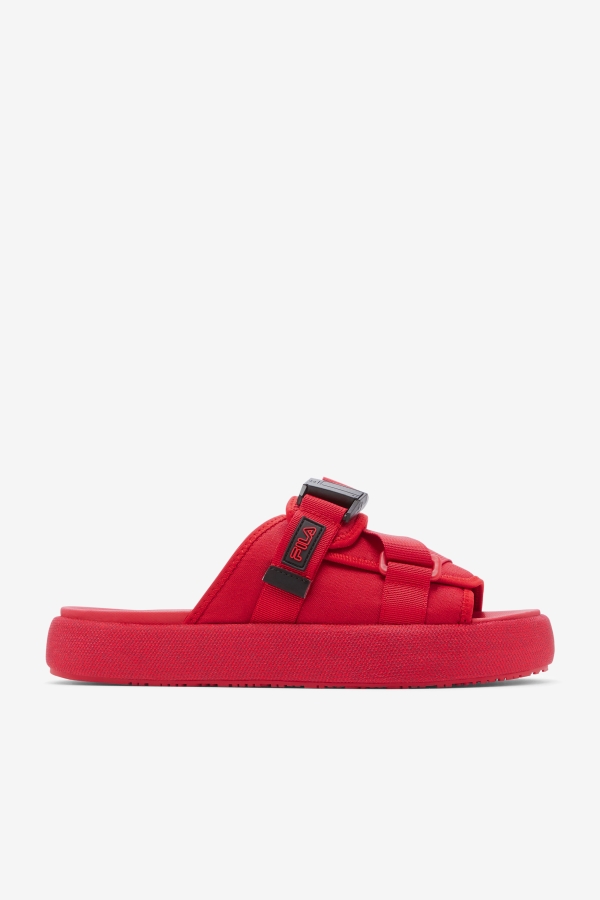 Men's Atlas Slide Fila Red-Black