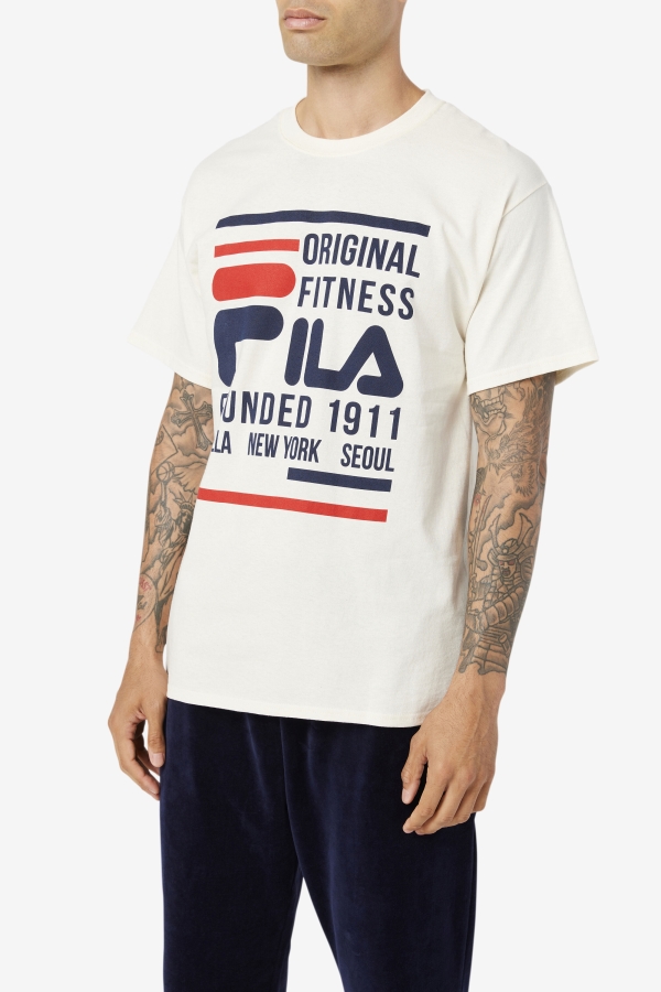 Fila Gardenia-Navy-Red Original Fitness Tee
