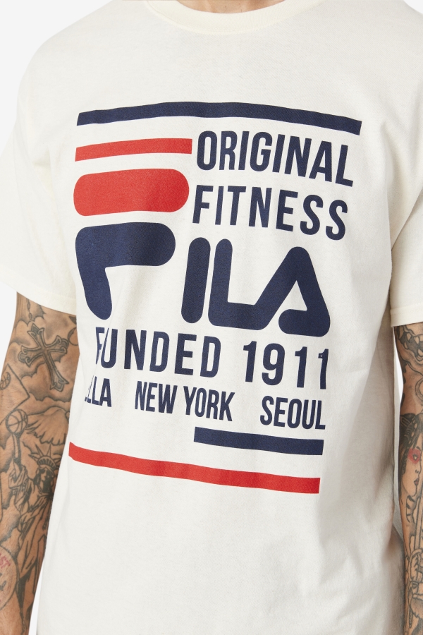 Fila Gardenia-Navy-Red Original Fitness Tee
