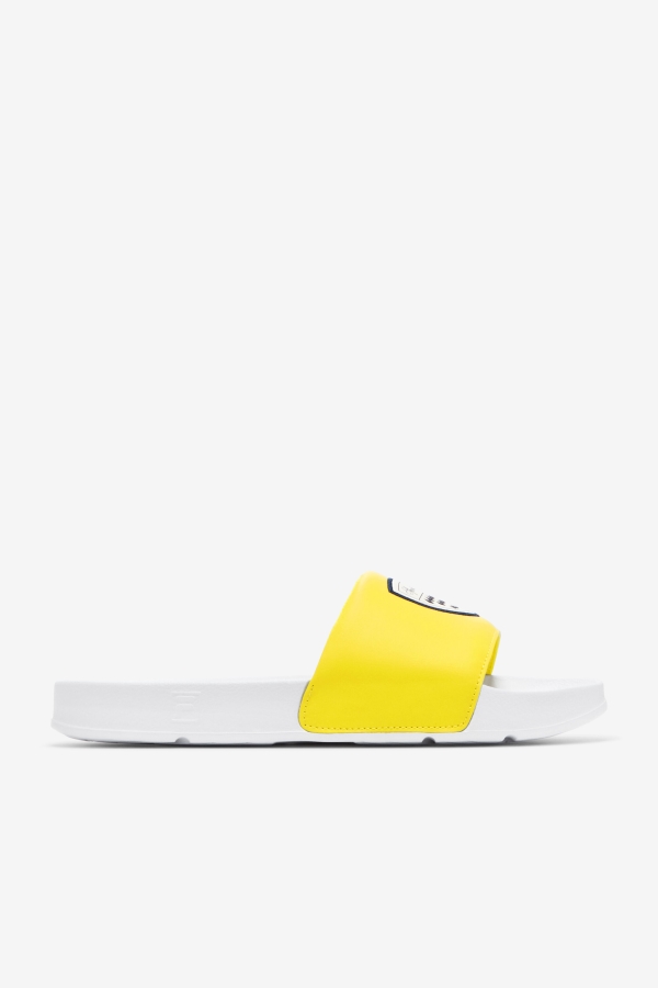 White-Yellow-Navy Fila Men\'s Drifter CC