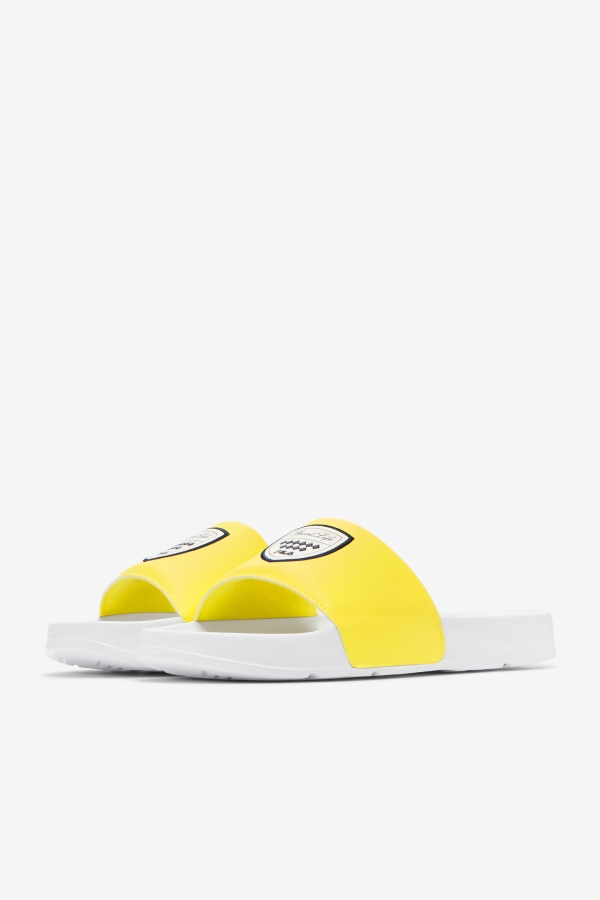White-Yellow-Navy Fila Men\'s Drifter CC