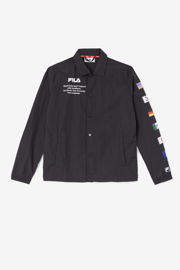 Caquga Jacket Fila Black-White