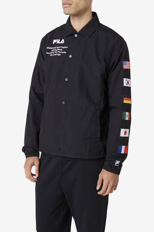 Caquga Jacket Fila Black-White