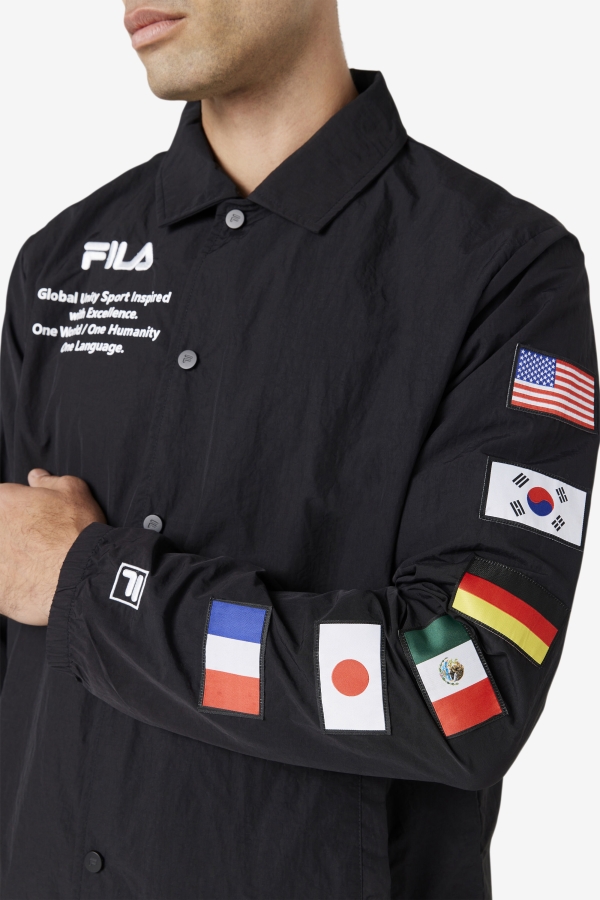 Caquga Jacket Fila Black-White