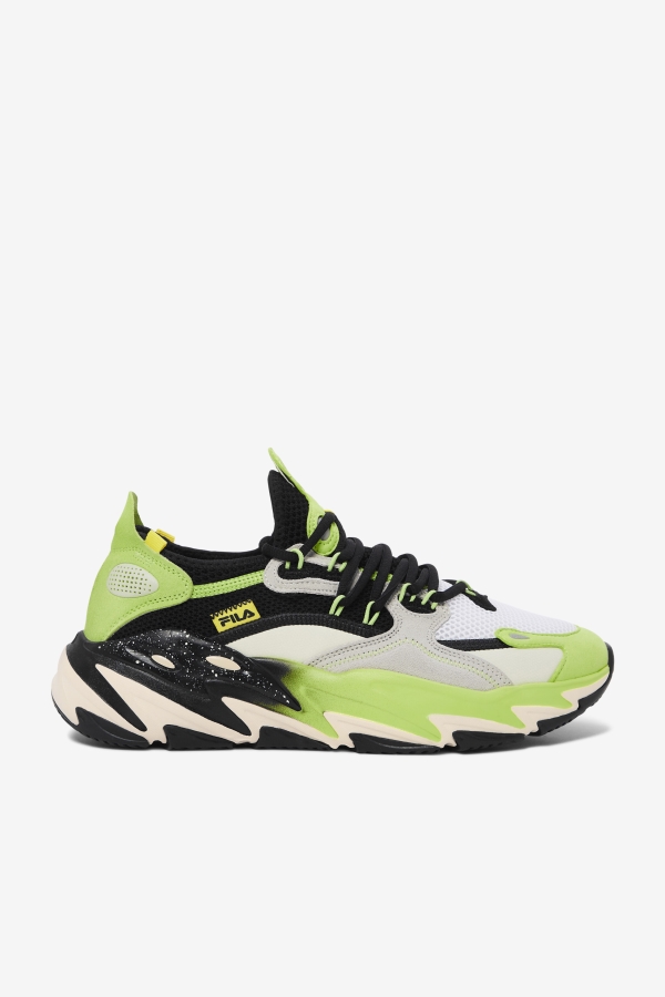 Men's Ray Tracer Evo 2 Fila Black-Sharp Green-Ecru